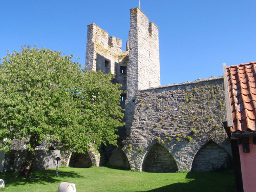 Visby city wall/fortress.